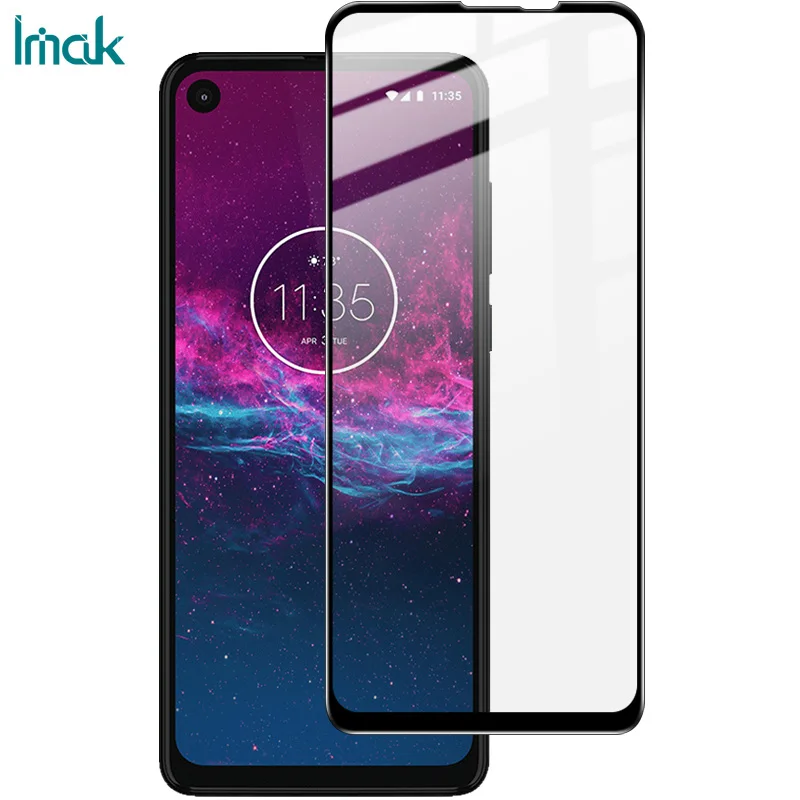 Imak Pro + чувствительное Сенсорное стекло с полным покрытием для Moto P40 Power / One Action