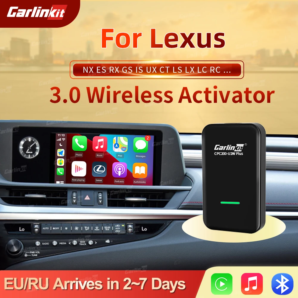 Carlinkit 3 0 Для Apple CarPlay беспроводной ключ USB для LEXUS ES IS NX RX CT LC радиоуправляемая