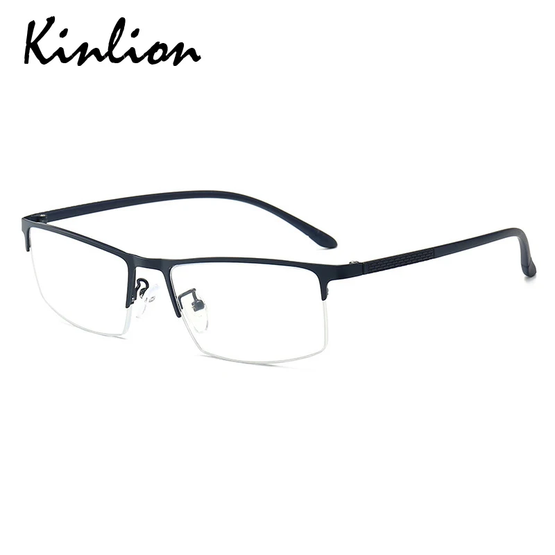 Металлические женские ретро очки для чтения Kinlion синий светильник