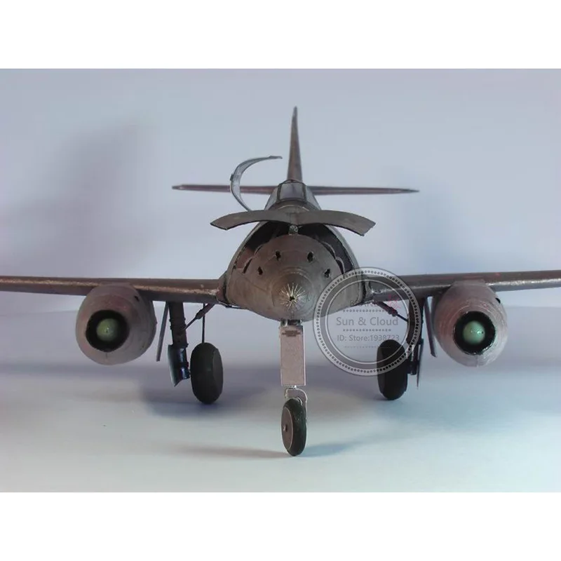 Немецкий Me 262 Fighter 1:33 GPM версия DIY 3D бумажная карточка модель Конструкторы