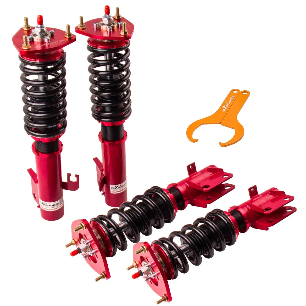 MAXPEEDINGRODS Amortiguador Coilover Para Subaru Impreza WRX GC8 93 01 