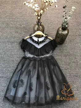 

6510 Sweet Lace Embroidery Princess Baby Girl Dress 2020New Summer Party Wedding Kid Dress For Girl Wholesale Child Clothes