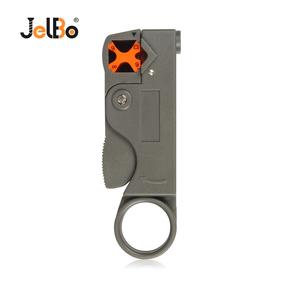 

Jelbo Wire Stripper Coaxial Multitool Pliers MultiFunction Cable Stripper Cutter Tool Rotary Coax Stripper Network Tool Pliers
