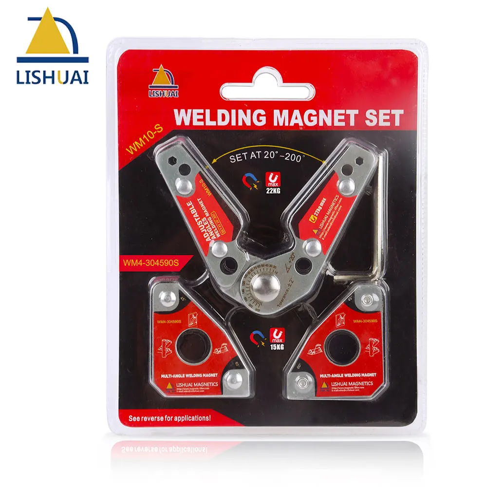 Multi-ângulo de Soldagem Braçadeira de Solda Magnet + 20-200 Lishuai Graus Ajustável 2 Pcs Set