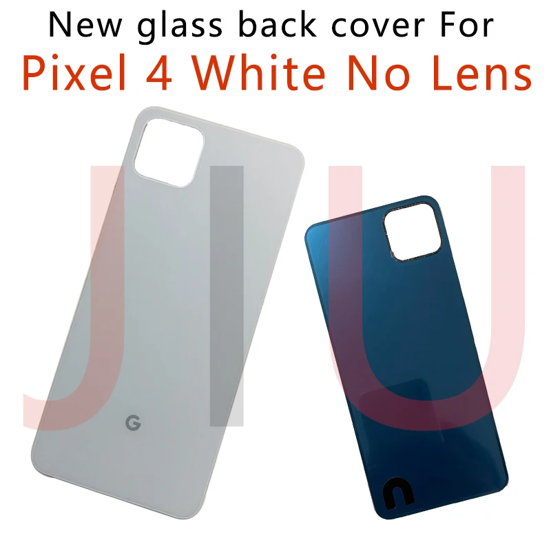 New For Google Pixel 4 Battery Cover Door Back Housing Rear Case For Google Pixel 4XL Back Battery Door With Camera Lens+Adhesiv 