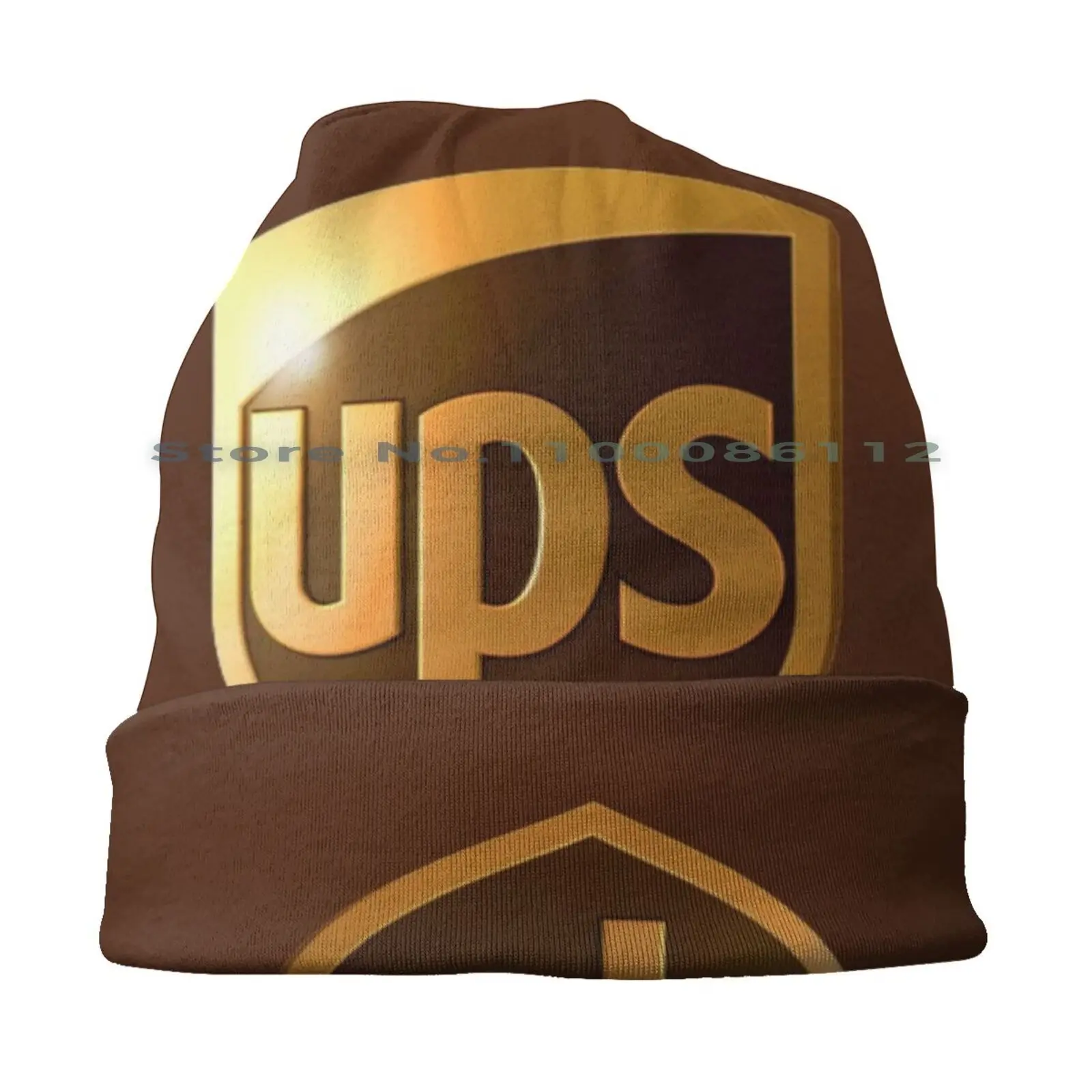 mens skully hat United Parcel Service Award Beanies Knit Hat Ups United Parcel Service Transportation Delivery Service Mover Hauler Carrier mens skully