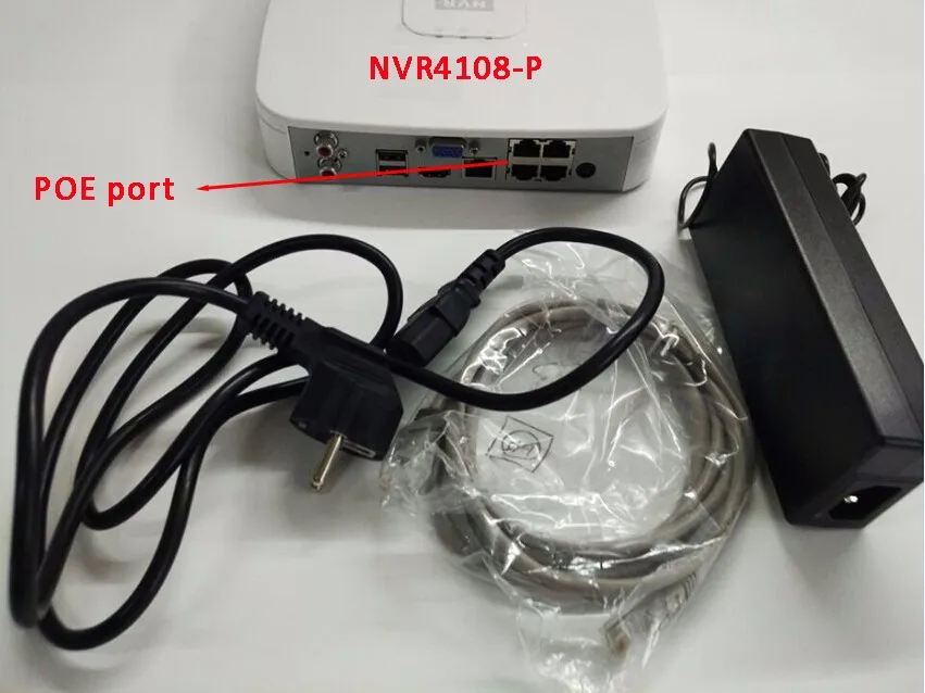 DH 4K NVR NVR4104-P-4KS2 4CH с 4 POE NVR4108-P-4KS2 8ch с 4PoE портами заменить NVR4104-P NVR4108-P сетевой видеорегистратор