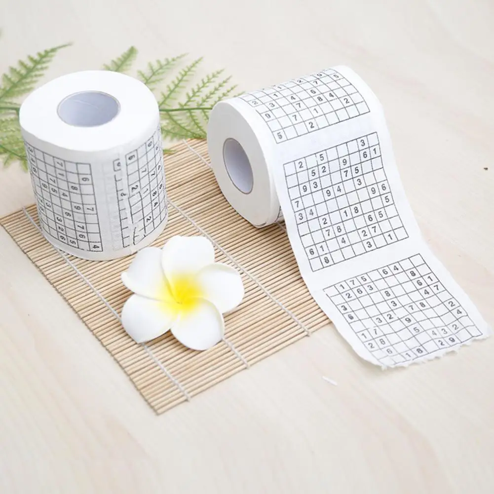 1 Roll Romantic Sex Pattern Toilet Paper Creative Ultra-solt Paper Toilet Tissue Roll for Anniversarie Valentines Day Gift