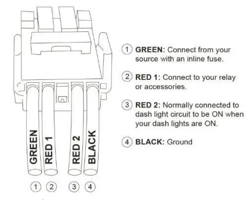Front Camera Push Switch Button Led With Wires For Land Fortuner Tacoma Car Switches Relays Aliexpress