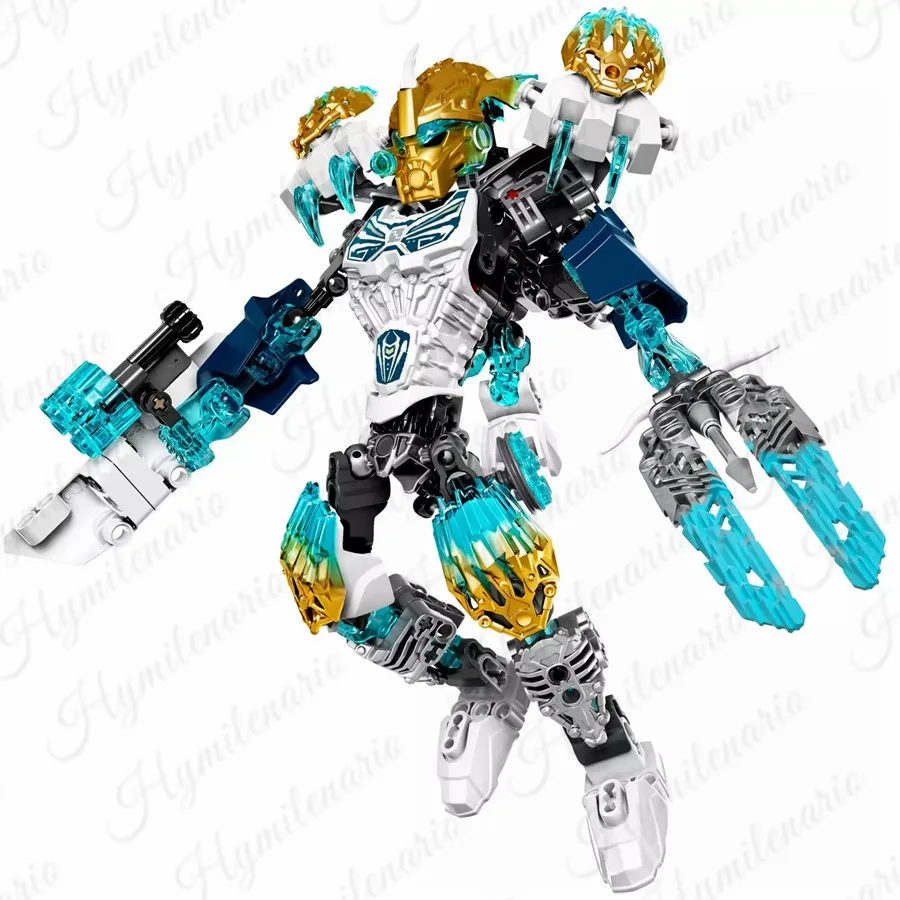 Hero Factory BIONICLE Kopaka и Melum Unity Набор Робот солдат фигурки строительный блок кирпичи