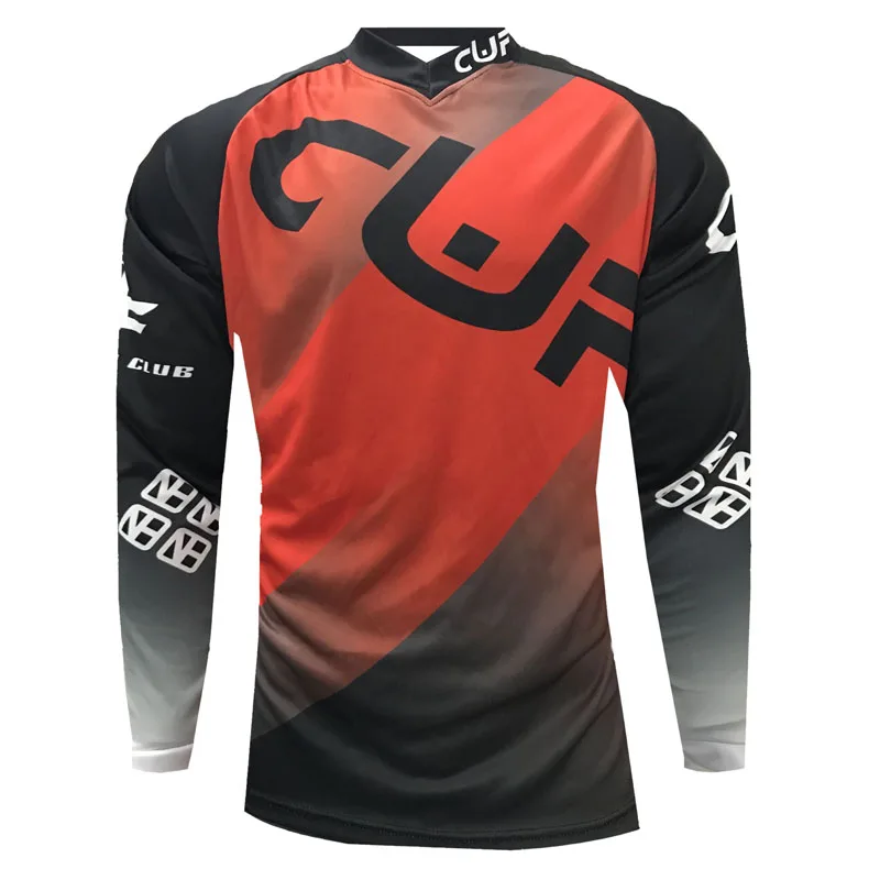 CWF, майка для мотокросса, Майо, ciclismo, hombre, dh, для спуска по горным дорогам, с длинным рукавом, Джерси mtb