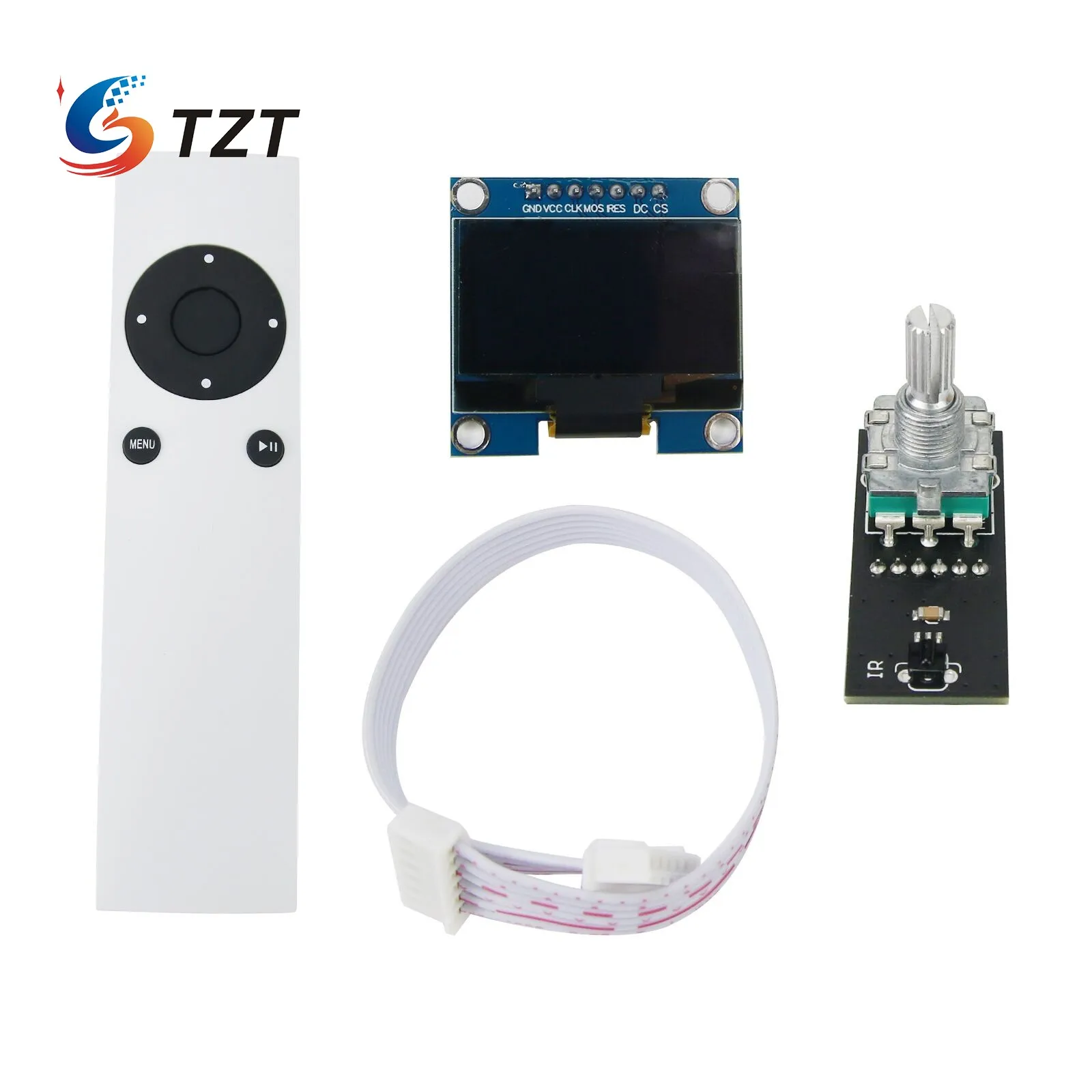 TZT Ustars Audio R38h DAC Board Decoder OLED Remote Control Kit IIS 768KHz DSD512 Raspberry Pi audio decoder board