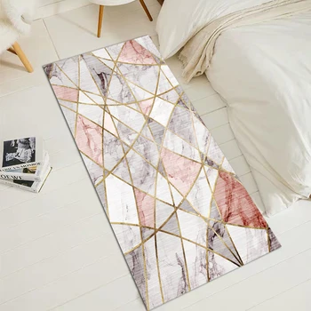 

Modern Nordic Carpet Livingroom Bedside Decor Minimalist Sofa Coffee Table Study Room Floor Mat Bedroom Rectangular Home Rugs