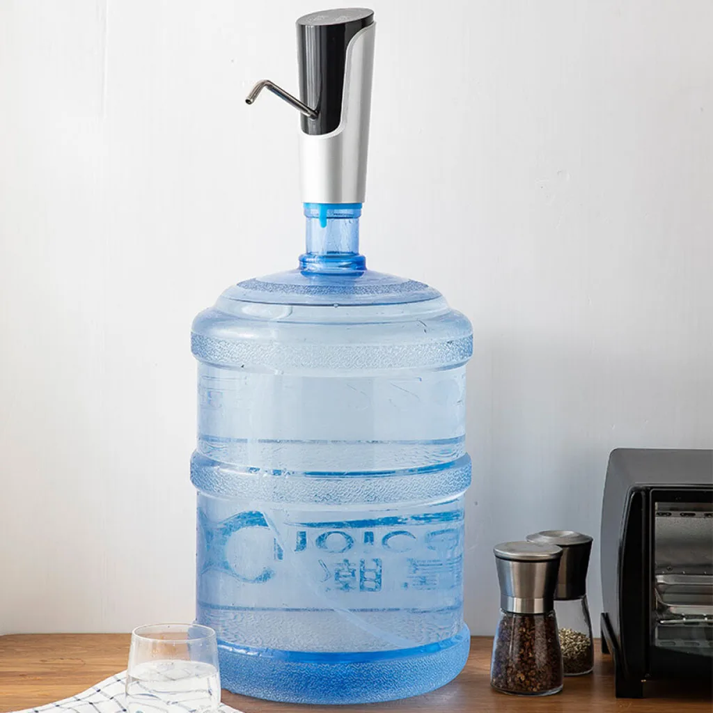 Portable Water Bottle Dispenser Automatic Electric Drinking Pump Space Saving