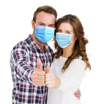 

10/50/100/200Pcs 3Layer Disposable Blue mouth Mask Anti-Dust Anti-saliva Mask Anti-Fog Breathable Face Mask