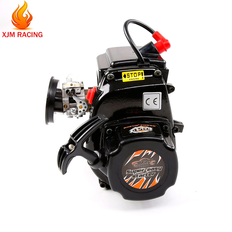 45CC 4 болта двигатель бензиновый с Walbro1107 карбюратор для 1/5 HPI ROVAN KING Motor BAJA 5 LOSI 5IVE T RC