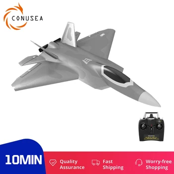 

VOLANTEX RC Plane Aircraft 2.4Ghz 4-CH Remote Control Jet F22 glider Xpilot Stabilizer System aircraft Planes for Beginners toy