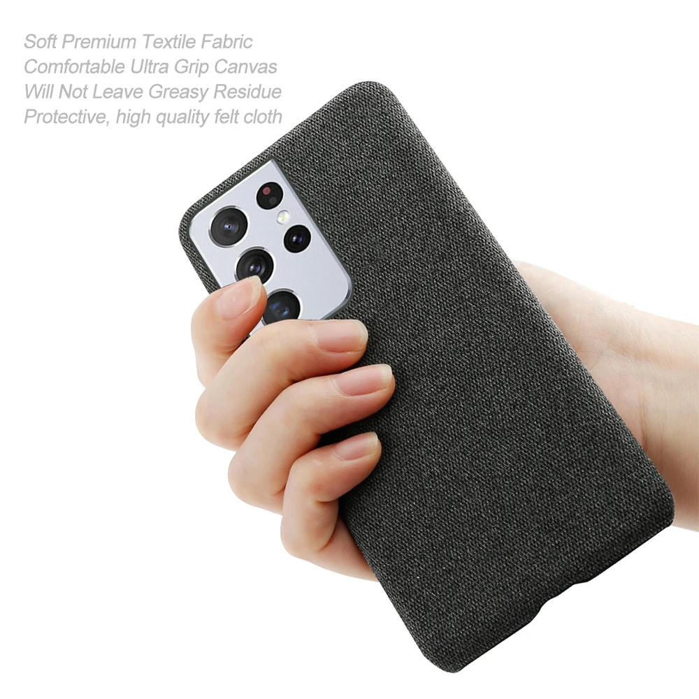 Custodie In Stoffa Per Samsung Galaxy S21 Cover Rigida In Tessuto Ultra Sottile Per Samsung Galaxy S21 Galaxy S21 S 21 Plus Ultra Capa