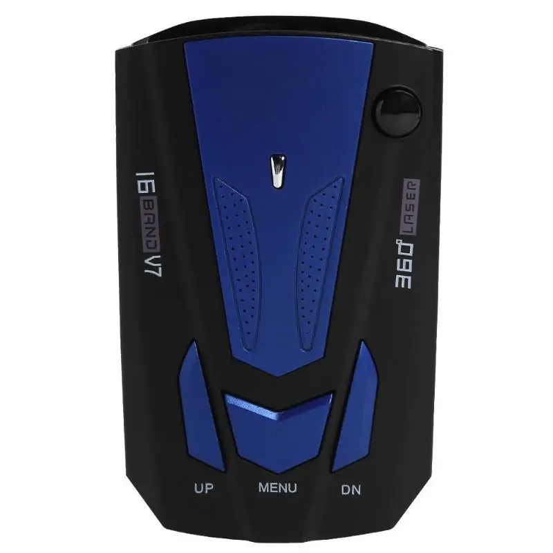

V7 Car Radar Detector Plastic Cement English Russian Vehicle Speed Control Voice Alert Warning Digital Tube Display Type