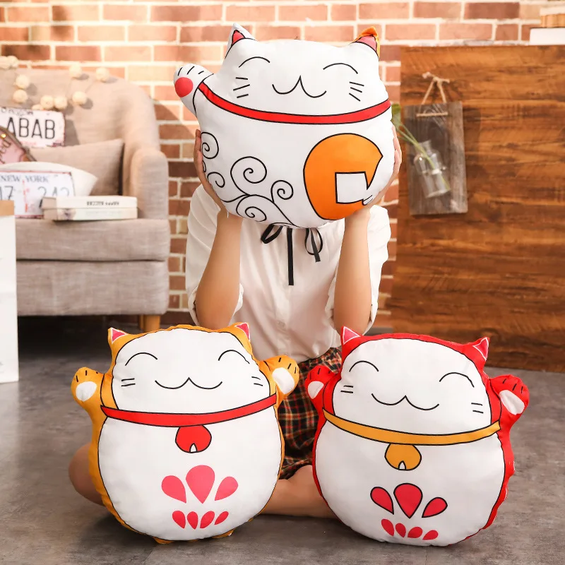 Lucky Cat Подушка диванная подушка офисная задняя подушка прикроватная спинка Автомобильная поясная подушка открытие годовая общая для совещаний подарочный