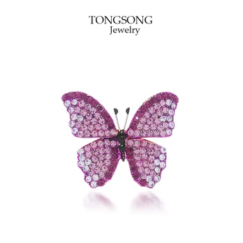 

Korean evening butterfly brooch corsage dress pin cardigan simple little fragrance decorative accessories