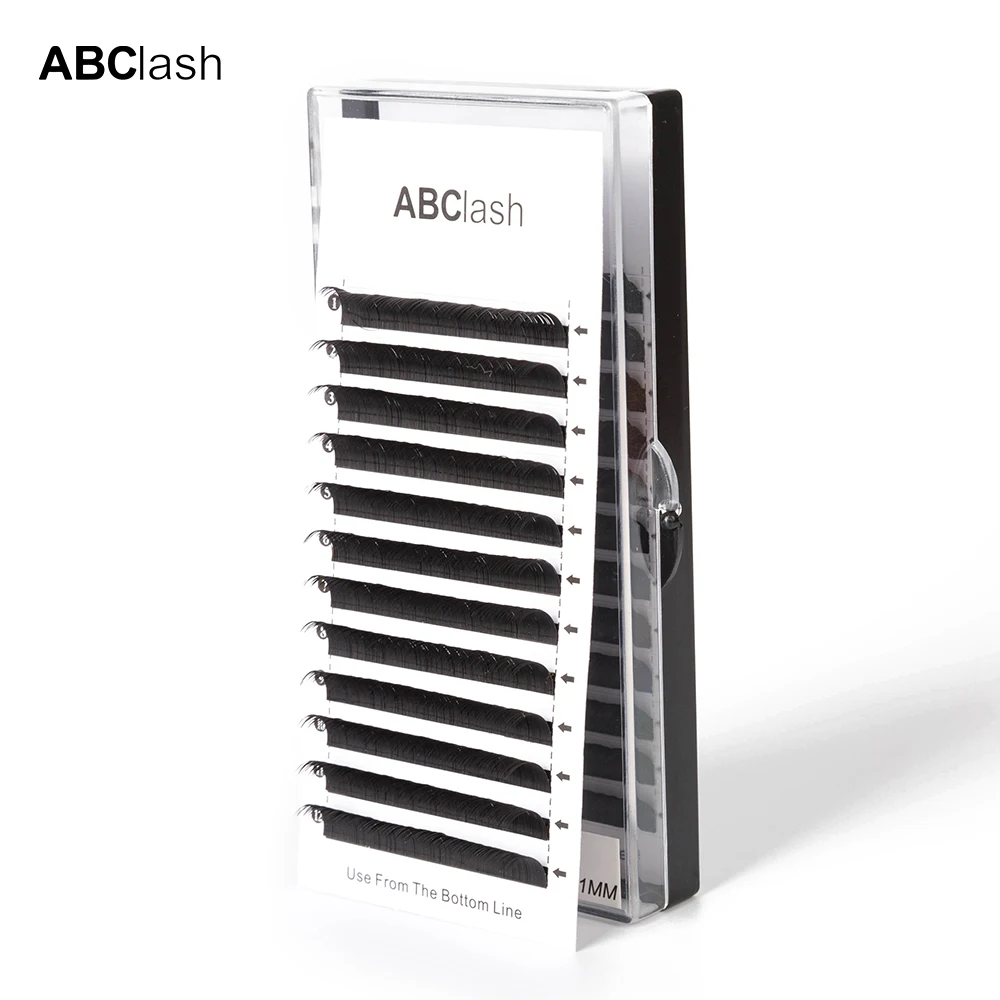 

0.10/0.12/0.15 Individual Eyelash Extension High Quality Natural False Mink maquiagem Eyelash Extension Free Shipping