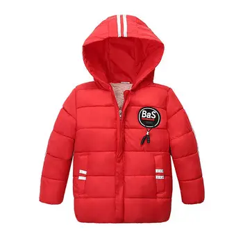 

Coat Jacket 2019 Kids Boys Jacket Winter For Boy Baby Warm Letter Print Cotton Hoodie Outerwear Coat Clothes Children Down Parka