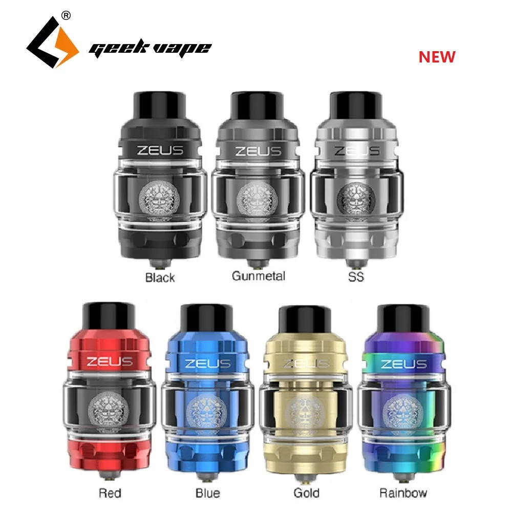 

NEW Original Geekvape Zeus Subohm Tank 2ml/5ml Capacity E-cig Vape Tank with 0.4ohm & 0.2ohm Mesh Z1 Coil Vs Zeus X / Zeus Dual