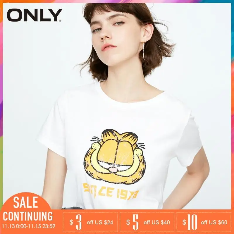 Только новый хлопок 100% милый круглый вырез Винтаж мультфильм шаблон короткий