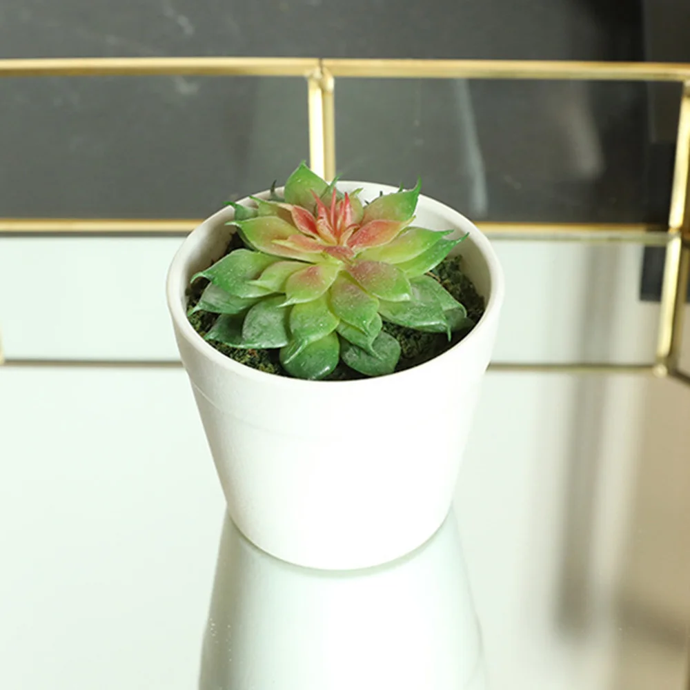 Artificial Green Plants Faux Succulent Cactus Aloe Home Garden DIY Decoration