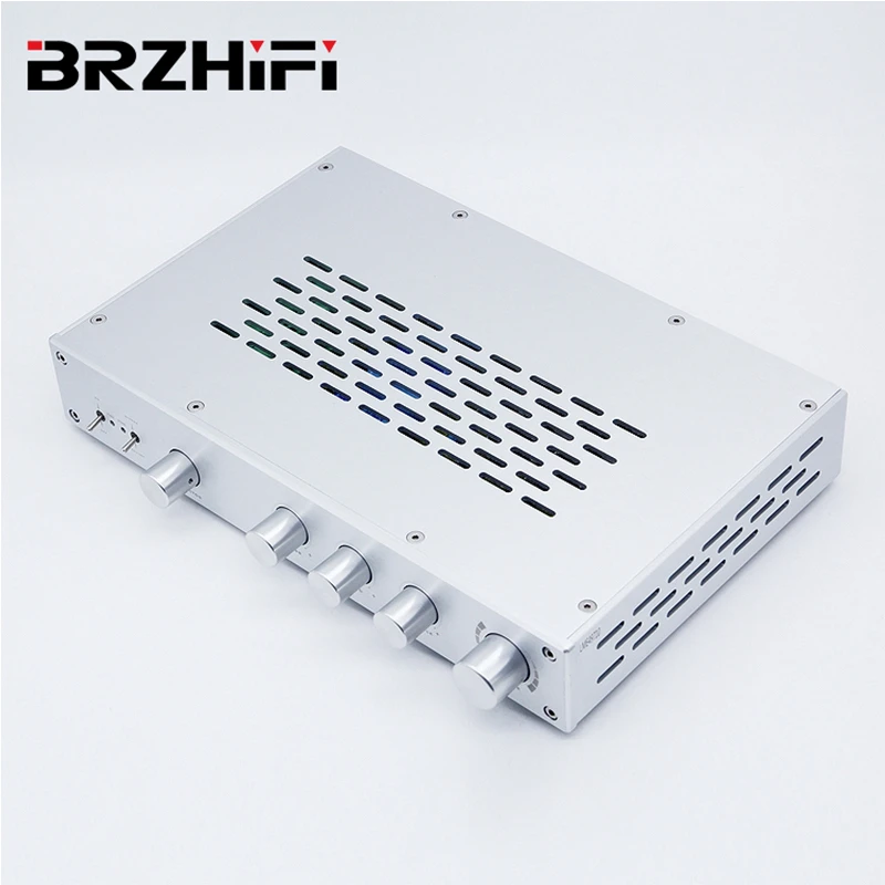 BRZHIFI Audio FV-2020 High Middle And Bass Frequency Adjustment Classic Audiophile Level Pure Class A Tone Preamplifier HIFI