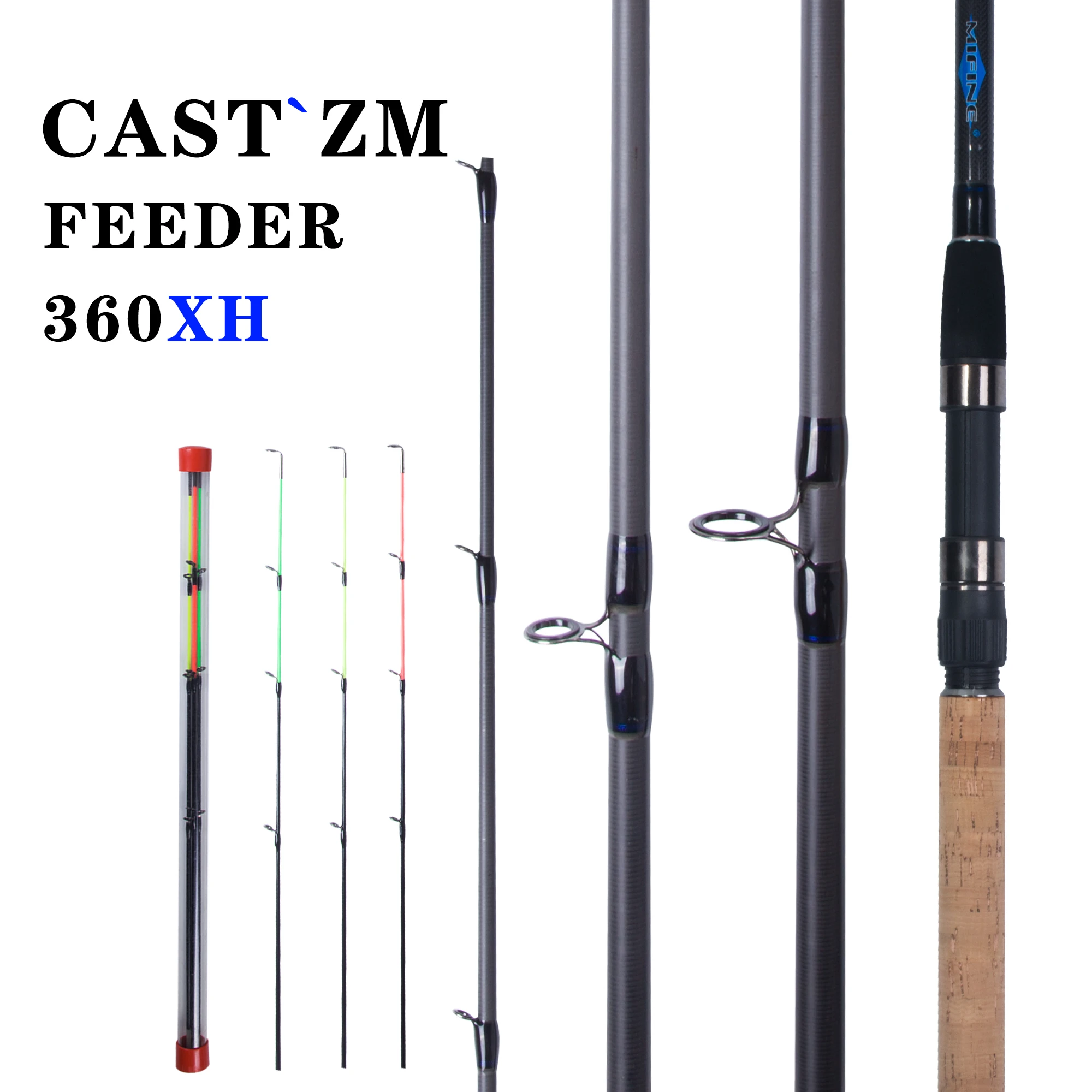 

MIFINE feeder fishing rod spinning casting high carbon Travel Rod 3.6m vara de pesca Pole Carp Feeder max180g