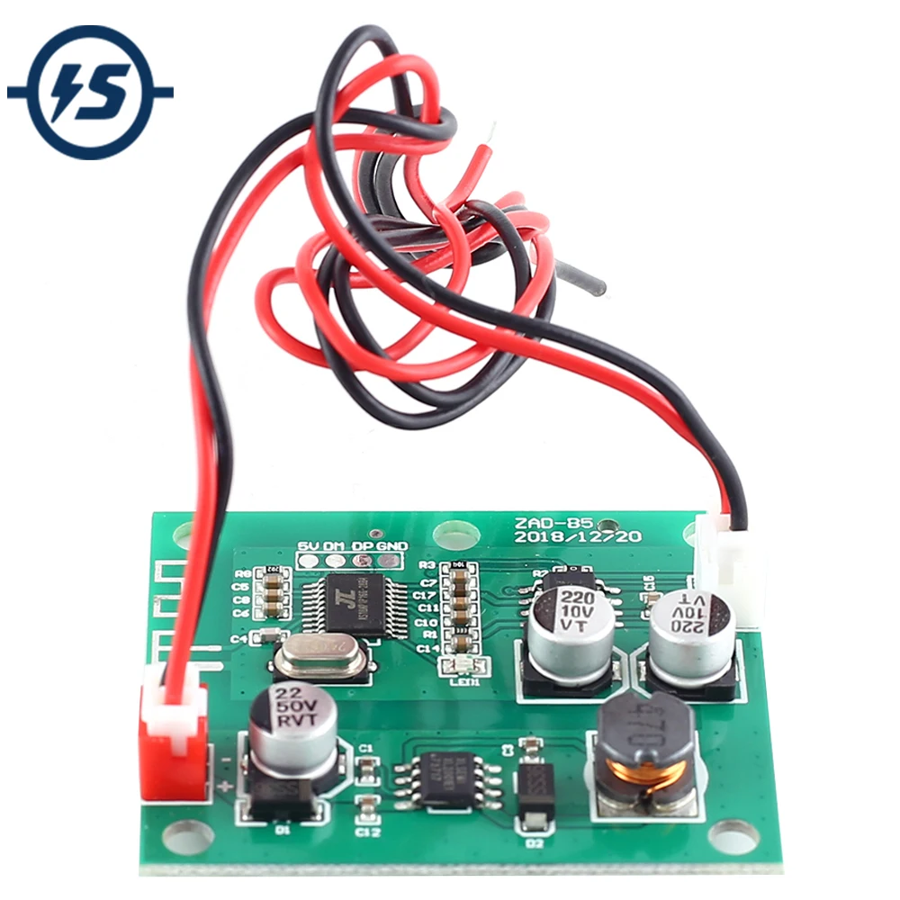

DC 5V 12V 24V Bluetooth Amplifier Module 3W 5W Mono Output Wireless Music Player