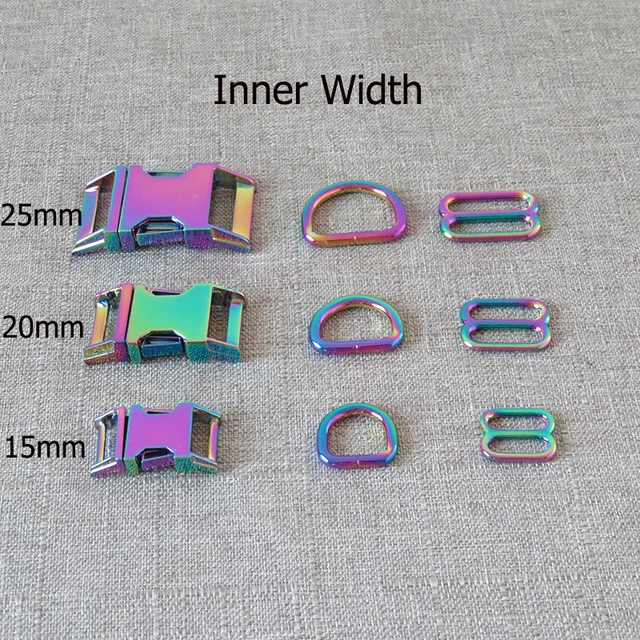 Rainbow D Rings 1 Inch Metal D-rings D Loop D Circle,handbag/belt/dog  Collar Making Hardware Supplies 