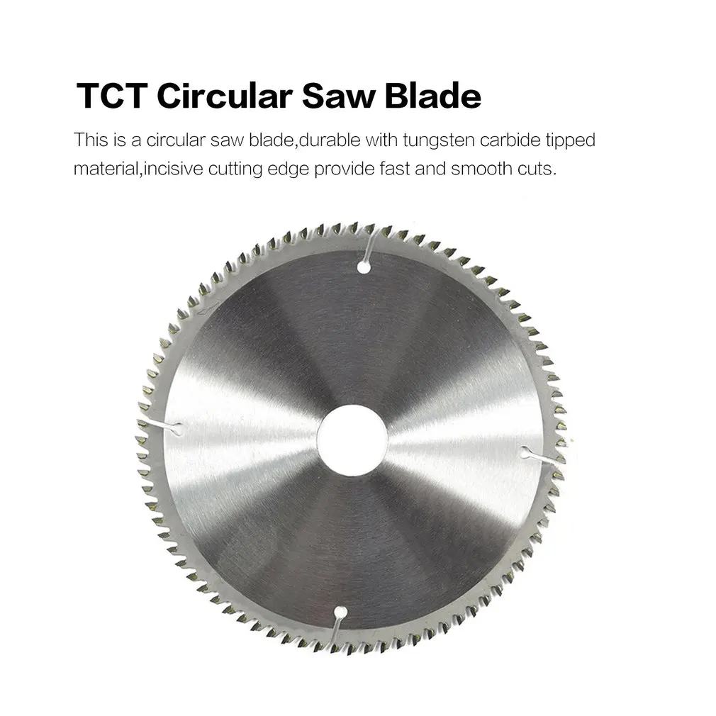 80 зубьев TCT циркулярные пильные диски TCT сплав деревообрабатывающий Многофункциональный пильный диск для резки дерева и металла