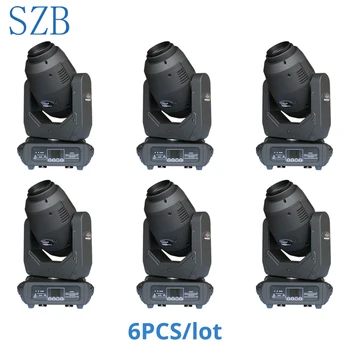 

6pcs High quality 250W Lyre LED Moving Head Light Beam/Spot/Zoom with 8-facet Prism for Stage Party Light/SZB-MH250