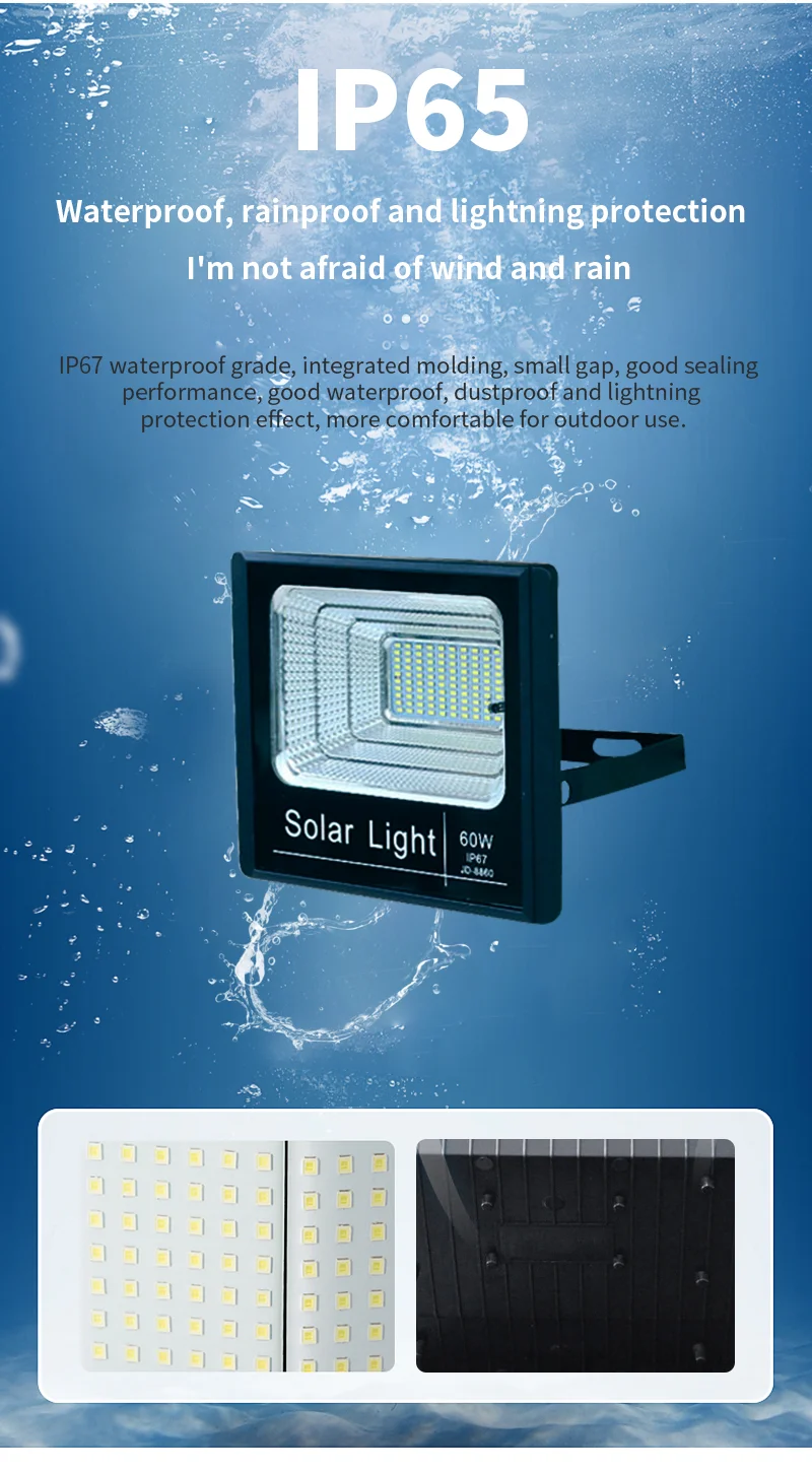 370/120/64LED Solar Light Outdoor Remote Control Waterproof For Garden Street Landscape Spotlight Wall Solar Powered Flood Lamp best solar lights