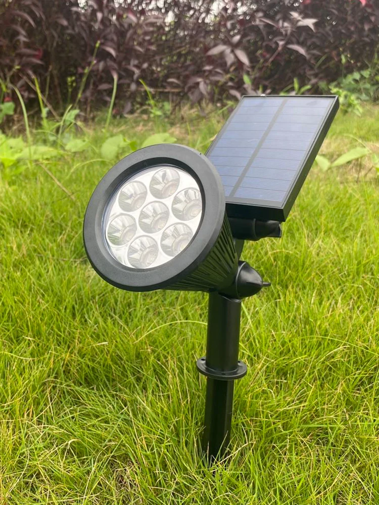 Цветной садовый светильник водонепроницаемый белый или RGB для украшения сада на