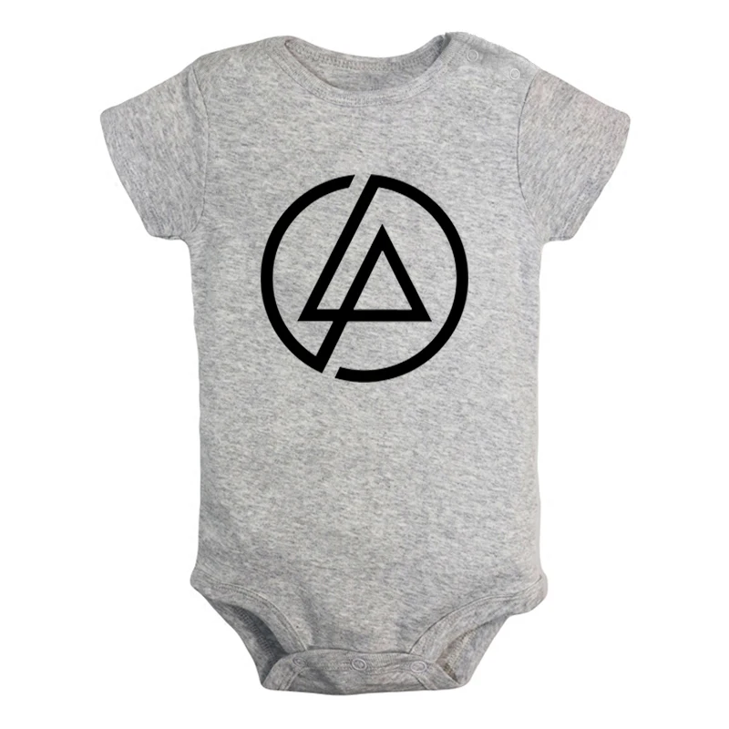 Linkin Park/комплекты одежды для новорожденных мальчиков и девочек с принтом сердца Честера БЕННИНГТОНА; комбинезон с принтом; боди для младенцев; комплекты одежды из хлопка - Цвет: JcBaby676GD