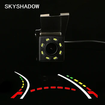 

Wireless Car CCD Rear view Camera Fisheye 4 8 12 led dynamic Night Vision bracket For Honda Civic/Avancier/URV/CRV 2017
