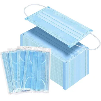 

50pcs Anti-Pollution 3 Layers Mask Dust Protection Face Masks Disposable Breathing Filter Earloop J99Store
