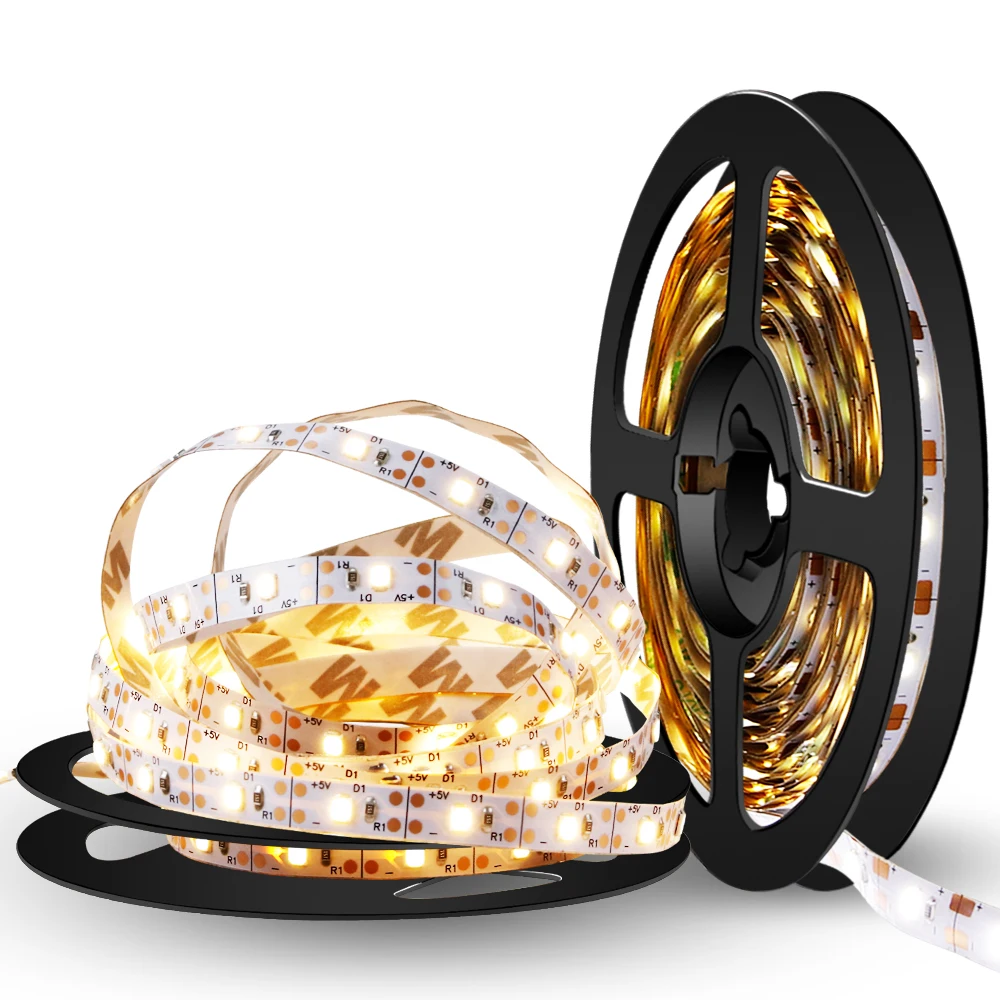 

LED Strip USB DC 5V 50CM 1M 2M 3M 4M 5M SMD 2835 Flexible Light Lamp Desk Decor Screen TV Lighting Background  