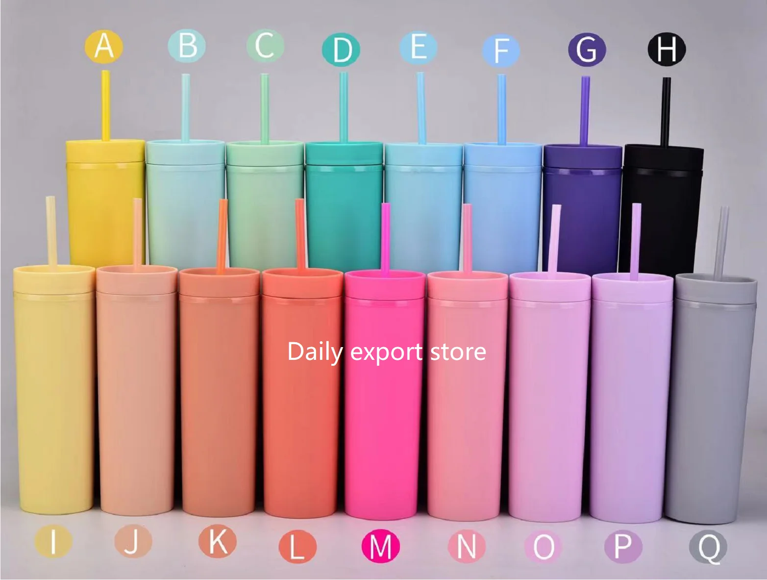 https://ae01.alicdn.com/kf/H9de7b2a9713e418aade4658a3dd11337g/Hot-Sale-16oz-Slim-Skinny-Tumbler-Colorful-Matte-Water-Bottle-With-Lid-Straw-Double-Wall-For.png