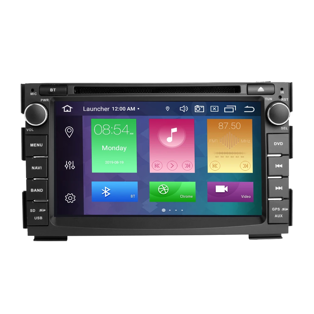 Ips DSP 2 Din Android 9 Автомобильный мультимедийный dvd-плеер для KIA Ceed 2009 2010 2011 2012 Авто радио gps навигация головное устройство 4G Wifi