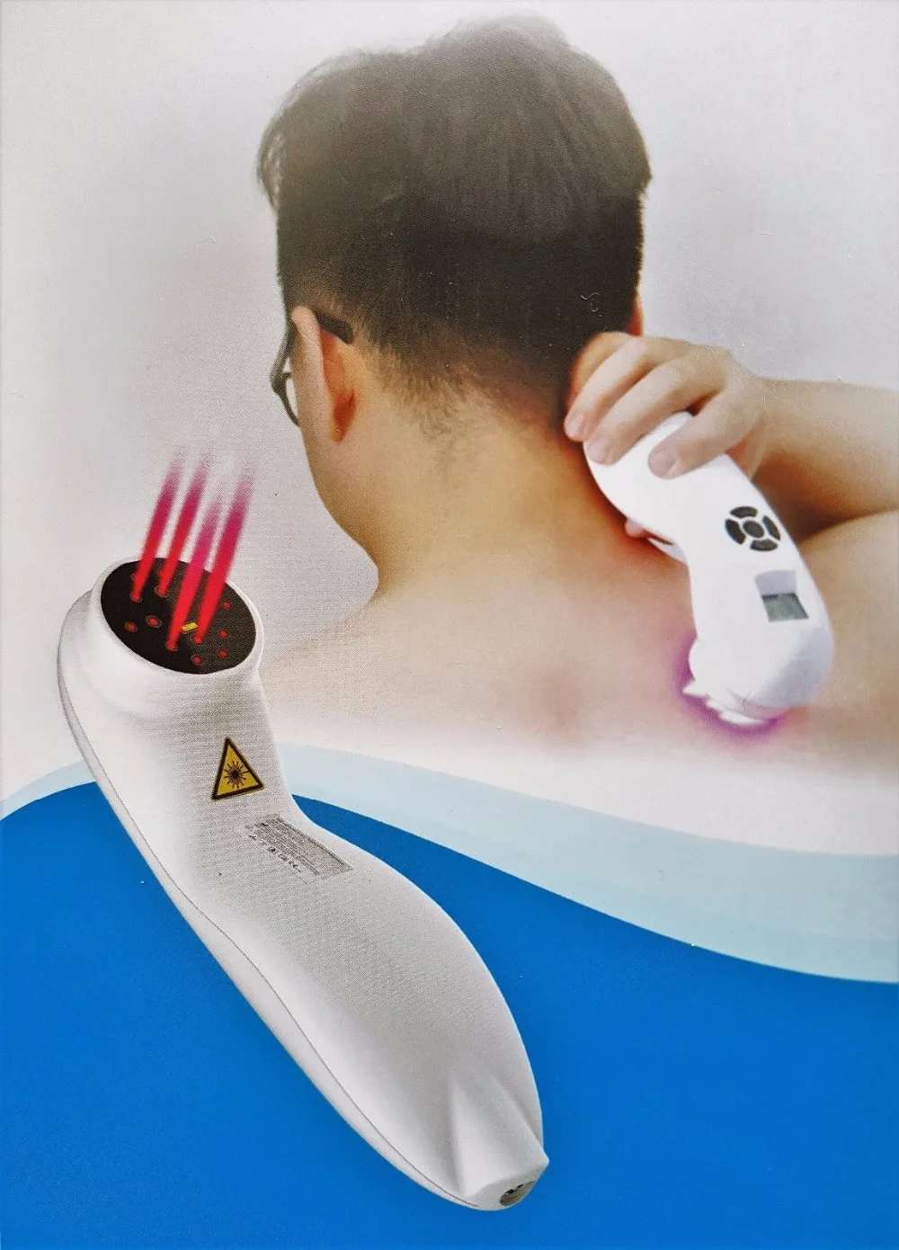 Портативный диод LLLT низкий уровень холодный лазерный светильник терапия китайский корпус иглоукалывания боль массаж терапия физиотерапия