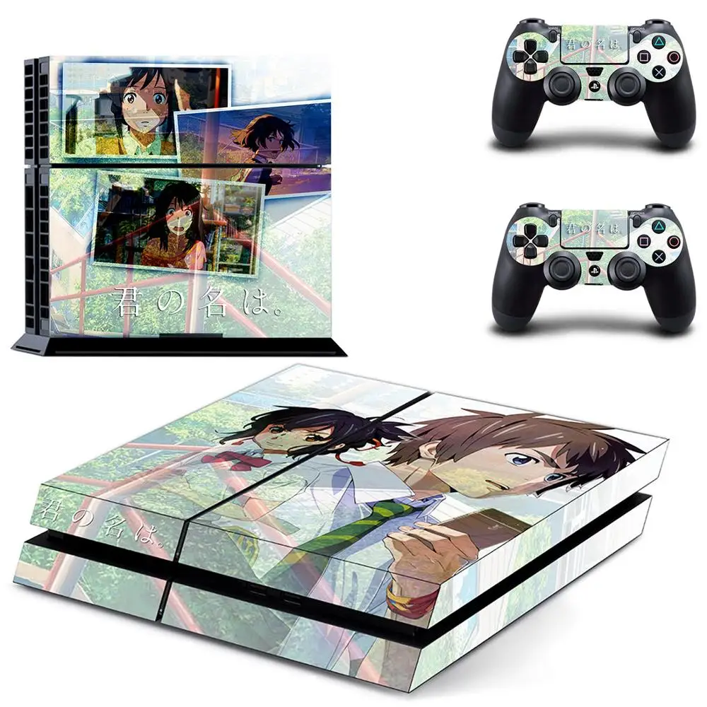 Ваше имя PS4 кожи PS 4 стикер Play station 4 наклейки s наклейки Pegatinas Adesivo для консоли playstation 4 и 2 контроллера