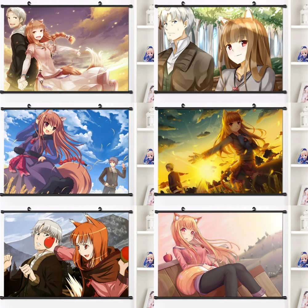 Spice And Wolf Romantic Anime Diamond Painting 