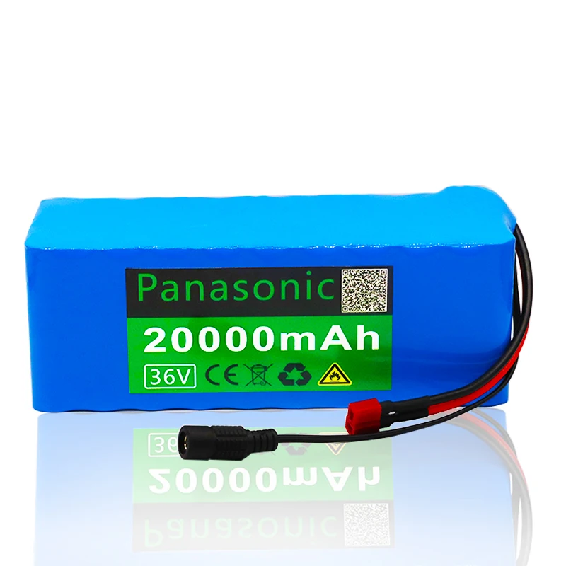 Panasonic аккумулятор 36В 10S4P 20Ah е-байка 36В 18650 Батарейный блок 500 Вт 42В 20000 мАч цилиндрическая литий-ионный аккумулятор для электрического велосипеда с BMS+ зарядное устройство