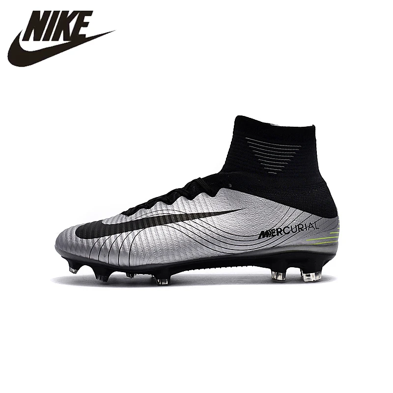 

Nike MERCURIAL SUPERFLY V AG Soccer Shoes Superfly High Ankle Football Boots Outdoor for Men QT01 UP