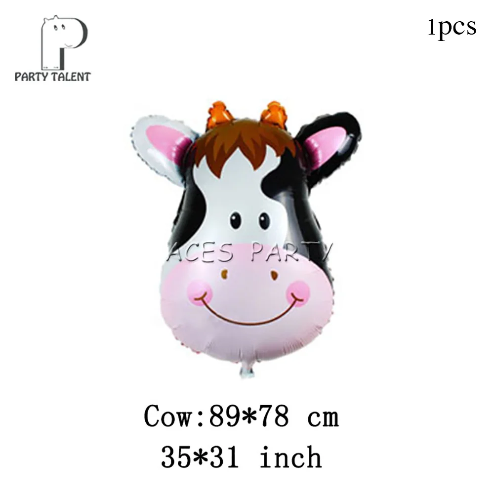 Boys Kids Farm Animal theme table cloth table cover, birthday party Tableware Balloon Candy Box Flag Plate Cup Party Supplies